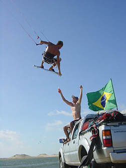 Kitesurfing