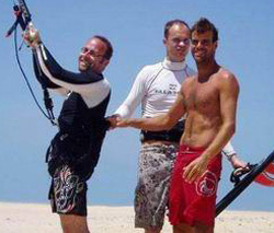 Kitesurfing